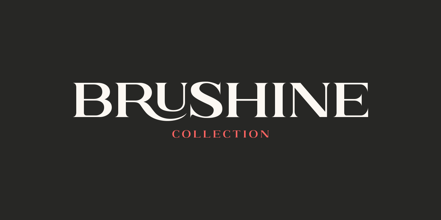 Przykładowa czcionka Brushine Collection #6